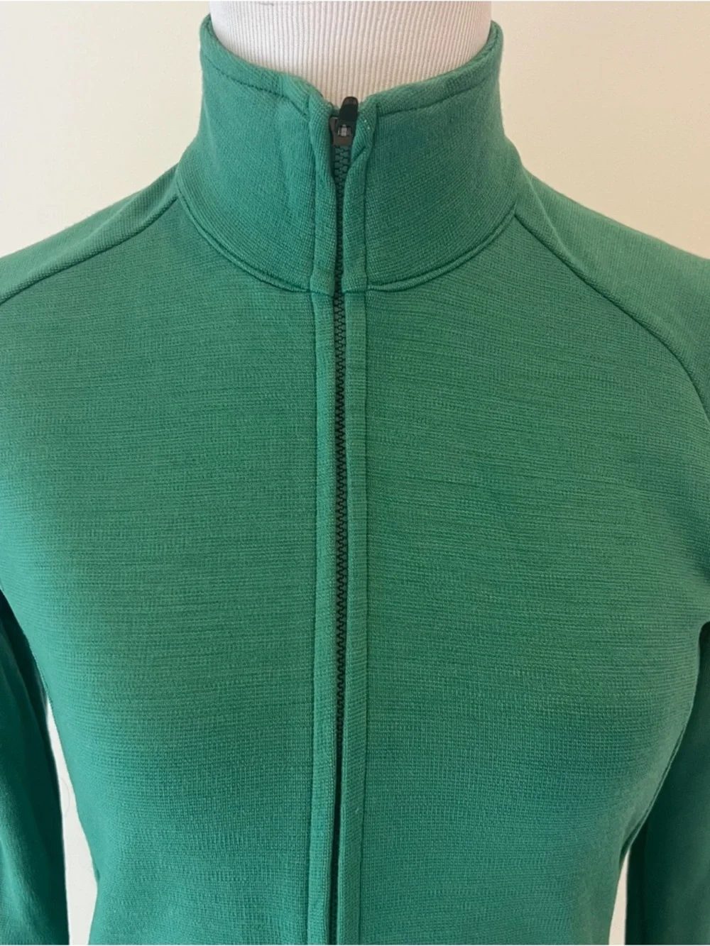 IBEX Green Merino Wool Shak Jacket Full Zip Womens Sz Medium - Picture 2 of 12